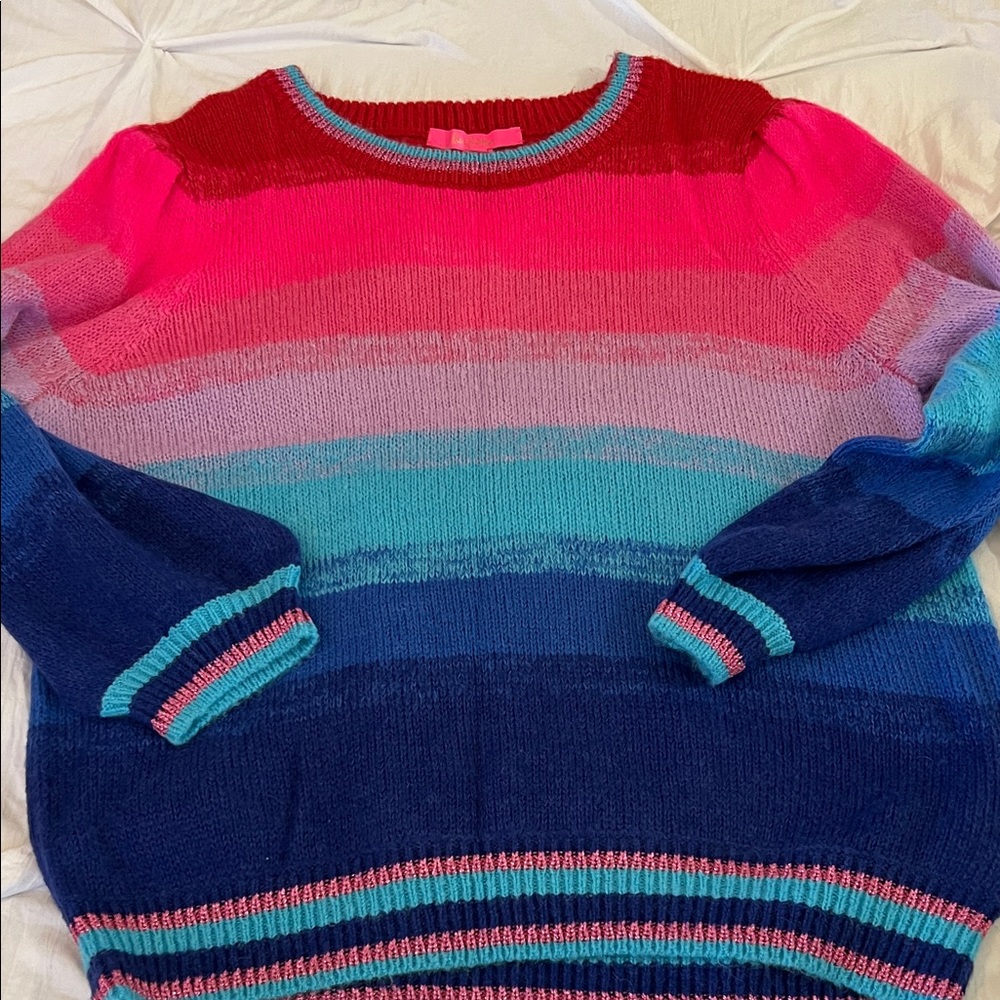 Lilly Pulitzer Colorful Striped Sweater